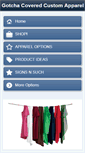 Mobile Screenshot of gotchacoveredcustomts.com